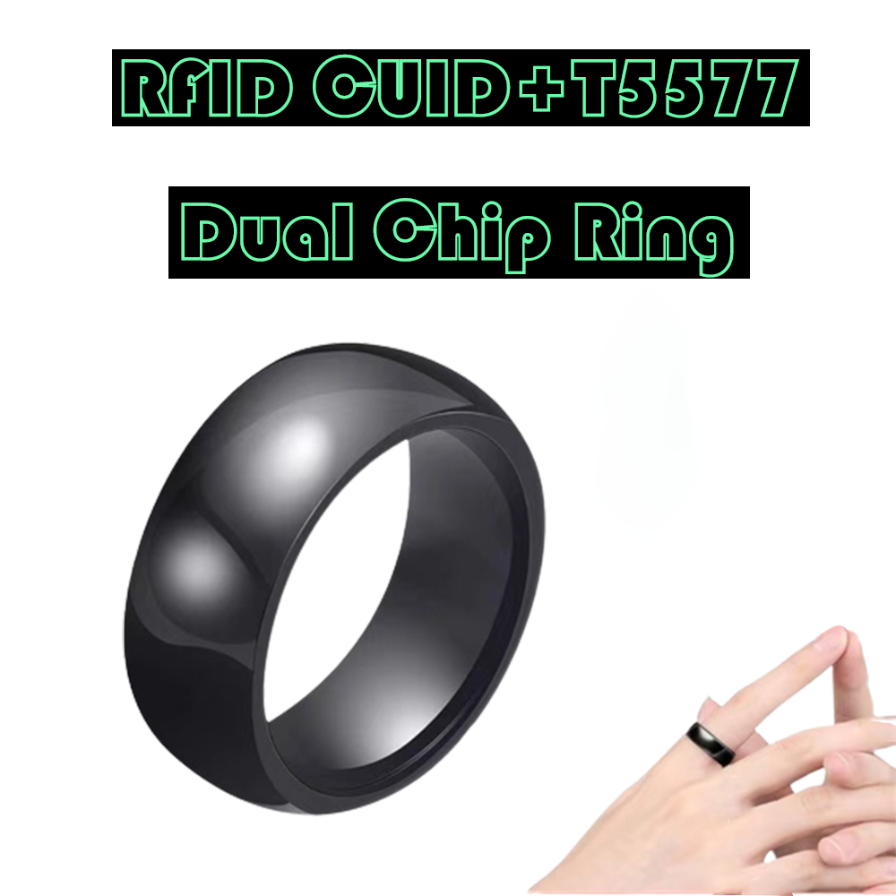 Smart Ring Nfc Pay - RFID Smart Dual Chip Clone Key