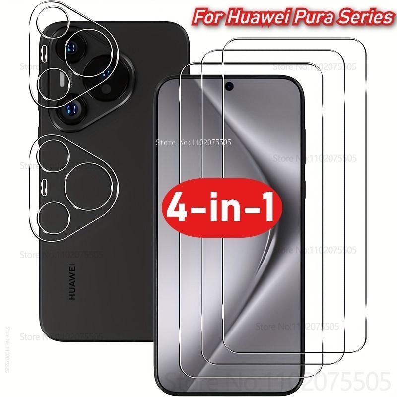 [4-in-1]2Pcs Full Coverage Tem - Huawei Pura 70 recension och pris