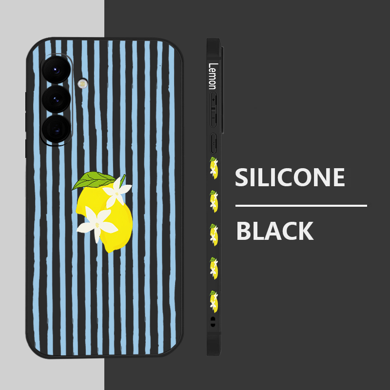Stripe Lemon Print TPU Phone C - Samsung Galaxy A55 recension och pris
