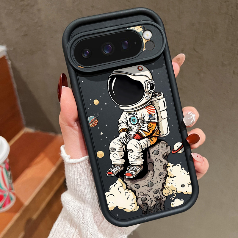 Cartoon Astronaut Print TPU Ph - Google Pixel 9 recension och pris