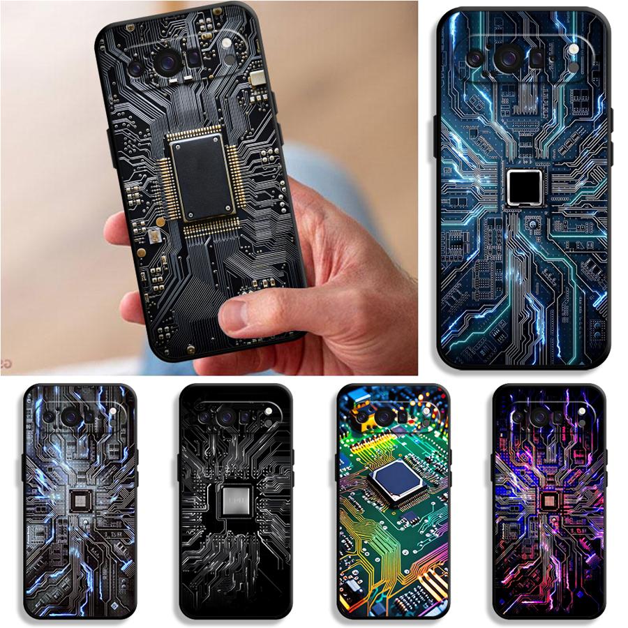 Retro Circuit Board Funda Phon - Google Pixel 9 recension och pris