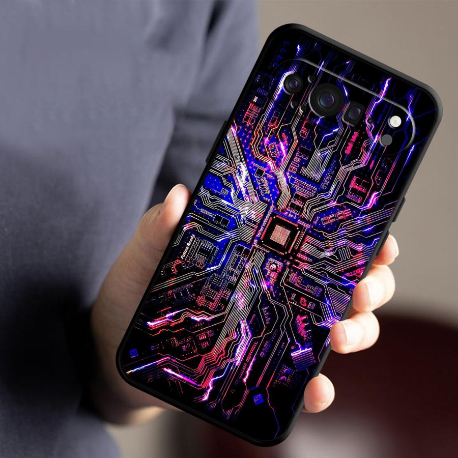 Retro Circuit Board Funda Phon - Google Pixel 9 recension och pris