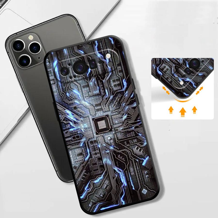 Retro Circuit Board Funda Phon - Google Pixel 9 recension och pris